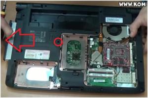 Как разобрать ноутбук, как почистить ноутбук от пыли и как заменить термопасту на ноутбуке ACER Aspire 6530