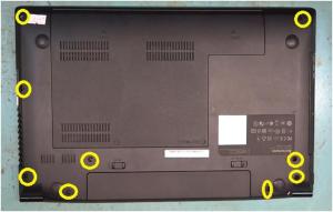 Разборка ноутбука Lenovo Ideapad B590.