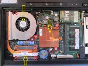 Как разобрать ноутбук Compaq NC6120?