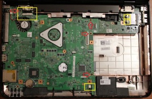 Разбираем ноутбук Dell Inspiron N5110 для чистки и замены термопасты.