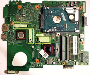Разбираем ноутбук Dell Inspiron N5110 для чистки и замены термопасты.
