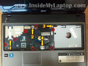 Как разобрать ноутбук Acer Aspire 5251