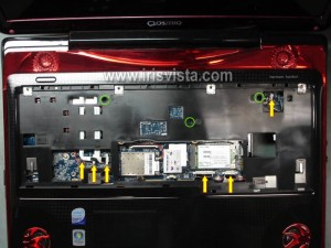 Как разобрать ноутбук Toshiba Qosmio X305