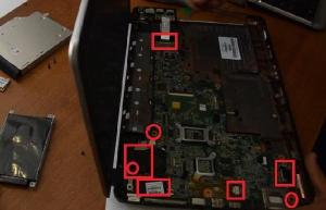Разбираем и чистим от пыли ноутбук HP 630 модель TNPF102.