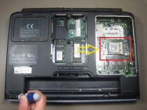 Как разобрать ноутбук HP Pavillon ZD7000?